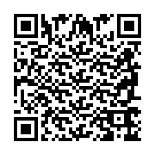 Código QR para número de telefone +2698766630