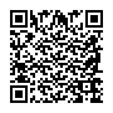 QR-code voor telefoonnummer +2698766669