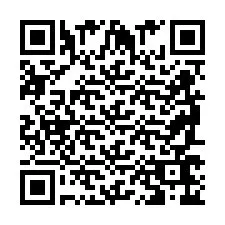 QR Code pour le numéro de téléphone +2698766671