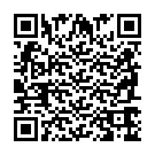 Codice QR per il numero di telefono +2698766680