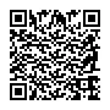 Código QR para número de teléfono +2698766681