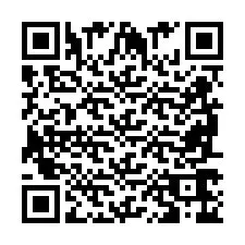 QR код за телефонен номер +2698766697