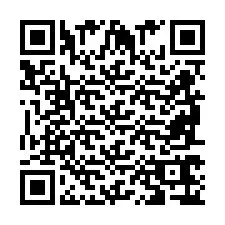 QR код за телефонен номер +2698766747