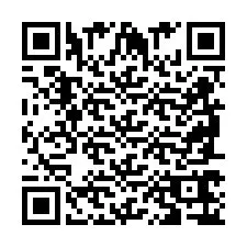 QR-code voor telefoonnummer +2698766748