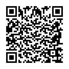 QR-code voor telefoonnummer +2698766757