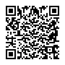 QR-код для номера телефона +2698766807