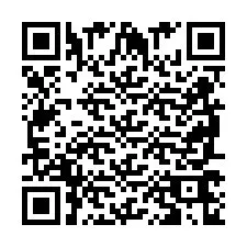 QR код за телефонен номер +2698766834