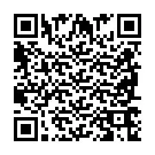 QR-code voor telefoonnummer +2698766836