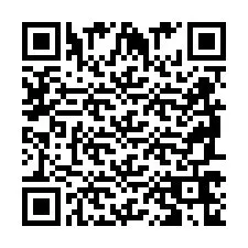 Codice QR per il numero di telefono +2698766850