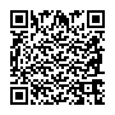 QR Code pour le numéro de téléphone +2698766882