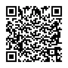 Codice QR per il numero di telefono +2698766886