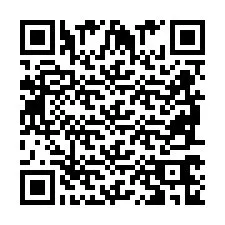 Codice QR per il numero di telefono +2698766903