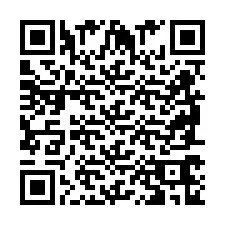 QR Code สำหรับหมายเลขโทรศัพท์ +2698766908