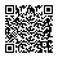 Codice QR per il numero di telefono +2698766928