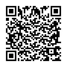 QR-код для номера телефона +2698767012