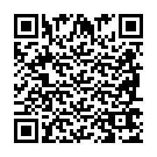 QR-Code für Telefonnummer +2698767062