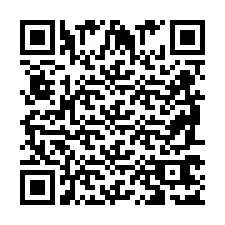 QR-code voor telefoonnummer +2698767111