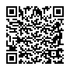 QR Code สำหรับหมายเลขโทรศัพท์ +2698767115