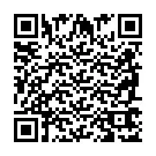 QR код за телефонен номер +2698767120