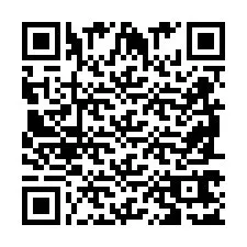 Código QR para número de teléfono +2698767149