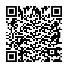 Codice QR per il numero di telefono +2698767219
