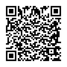 Codice QR per il numero di telefono +2698767232
