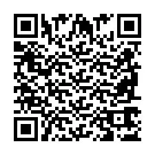 QR Code สำหรับหมายเลขโทรศัพท์ +2698767287