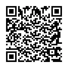 Código QR para número de teléfono +2698767341