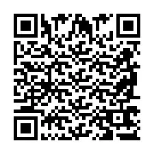 Código QR para número de teléfono +2698767359