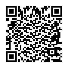 Codice QR per il numero di telefono +2698767397