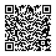 QR-Code für Telefonnummer +2698767423