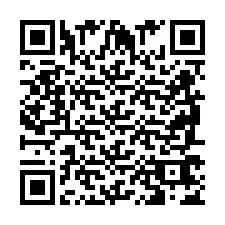 QR kód a telefonszámhoz +2698767424