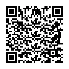 Código QR para número de telefone +2698767459