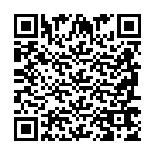 Código QR para número de teléfono +2698767474