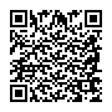 QR код за телефонен номер +2698767478