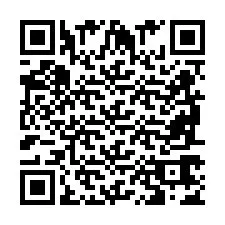 QR Code สำหรับหมายเลขโทรศัพท์ +2698767487