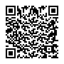 Código QR para número de teléfono +2698767528