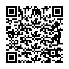 QR-код для номера телефона +2698767542