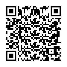 Código QR para número de telefone +2698767588