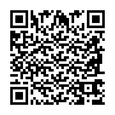 QR Code pour le numéro de téléphone +2698767606