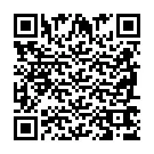 QR Code สำหรับหมายเลขโทรศัพท์ +2698767624