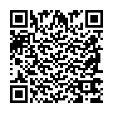 QR Code สำหรับหมายเลขโทรศัพท์ +2698767629