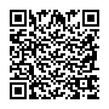 Código QR para número de teléfono +2698767644