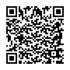 Código QR para número de telefone +2698767658