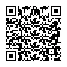 QR-Code für Telefonnummer +2698767663