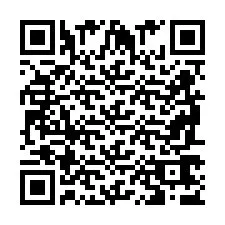 QR код за телефонен номер +2698767695