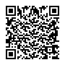 QR Code pour le numéro de téléphone +2698767696