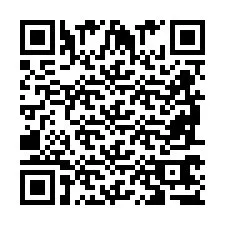 QR Code สำหรับหมายเลขโทรศัพท์ +2698767707