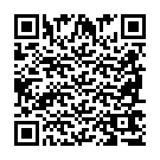 Codice QR per il numero di telefono +2698767763