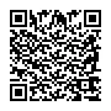 Código QR para número de teléfono +2698767790